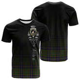 MacMillan Hunting Modern Tartan Crest T-shirt - Alba Celtic Style